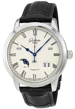 Glashütte Senator Perpetual Calendar 100-02-22-12 42mm Stainless steel White