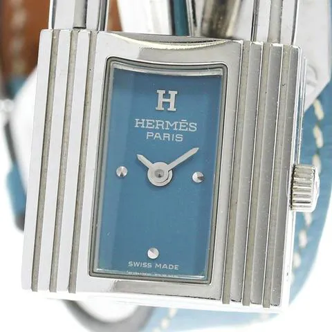 Hermès KE1.210 20mm Stainless steel Blue