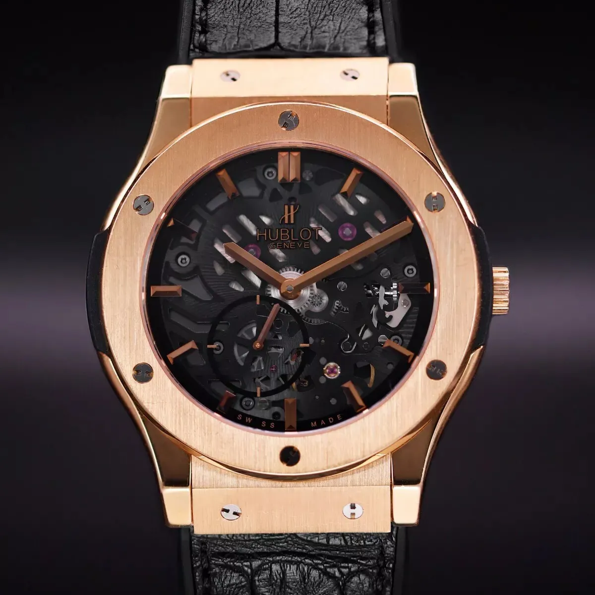 Hublot Classic Fusion Ultra-Thin 515.OX.0180.LR 45mm Rose gold Skeletonized