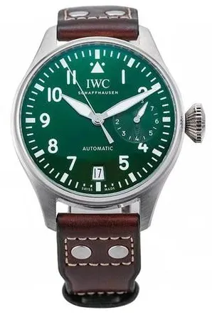 IWC Big Pilot IW501015 46.2mm Stainless steel Green 6