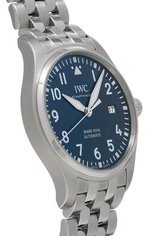 IWC Pilot Mark IW327014 40mm Stainless steel Blue 2