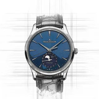 Jaeger-LeCoultre Master 1368480 Stainless steel Blue