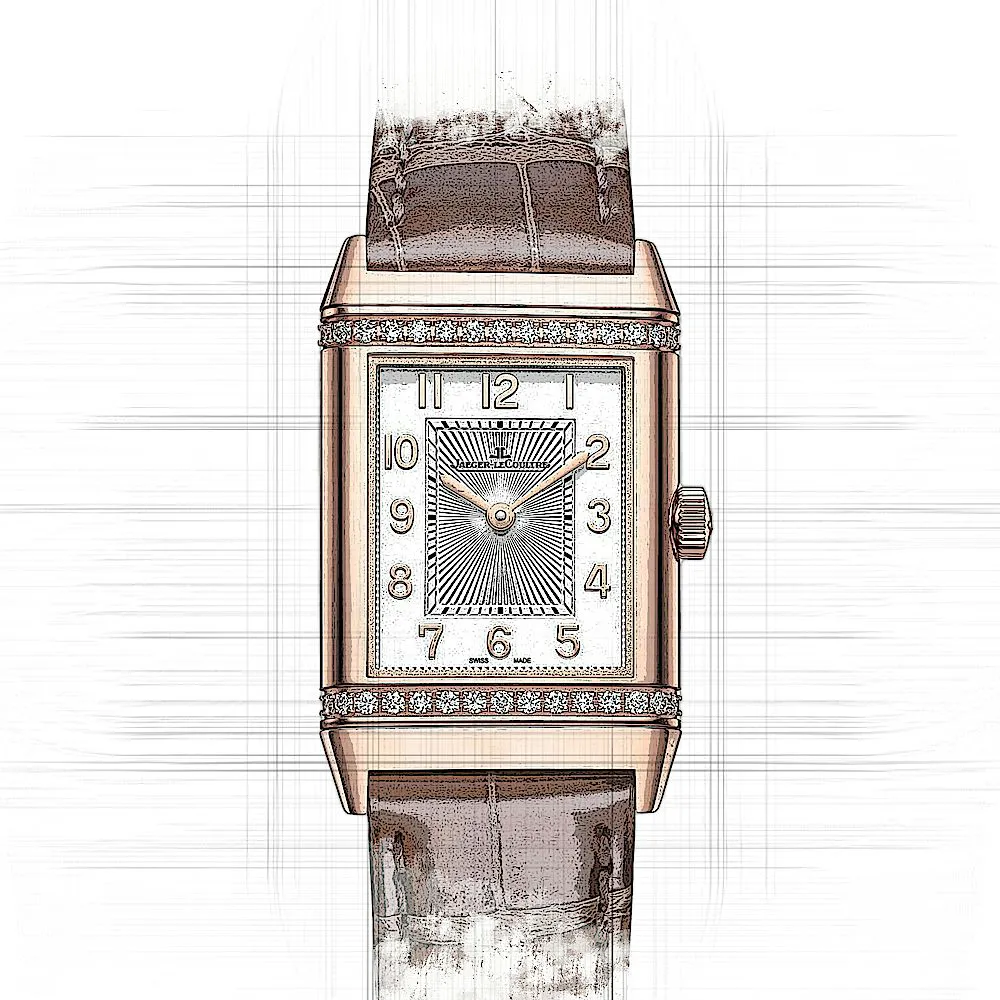 Jaeger-LeCoultre Reverso 2572570 40mm Rose gold White