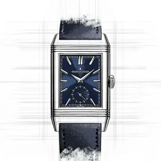 Jaeger-LeCoultre Reverso Tribute 3988482 Stainless steel Blue