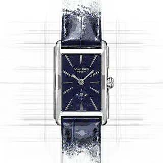 Longines DolceVita L5.255.4.93.2 Stainless steel Blau