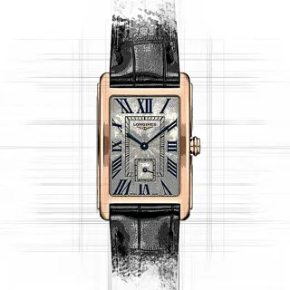 Longines DolceVita L5.255.8.71.0 Rose gold Silver