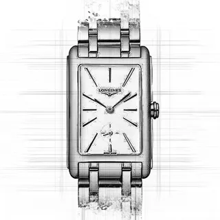 Longines DolceVita L55124116 Stainless steel White