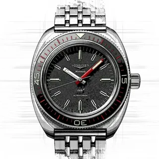 Longines Heritage L2.836.4.52.6 Stainless steel Black