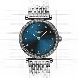 Longines La Grande Classique L43410976 Stainless steel Blue