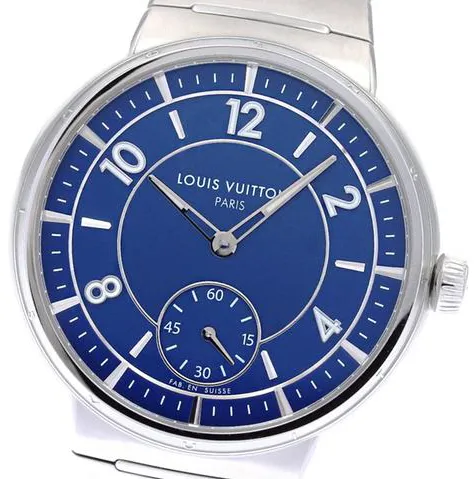 Louis Vuitton Tambour W1ST20 40mm Stainless steel Blue
