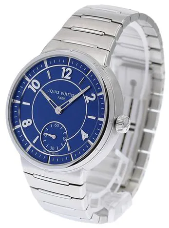 Louis Vuitton Tambour W1ST20 40mm Stainless steel Blue 2