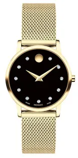 Movado Museum Classic 0607628 Stainless steel Black