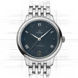 Omega De Ville Prestige 434.10.34.20.03.002 Stainless steel Blue