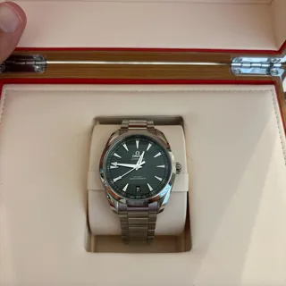 Omega Aqua Terra 220.10.41.21.10.001 Stainless steel Green