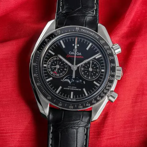 Omega Speedmaster Professional Moonwatch Moonphase 304.33.44.52.01.001 44.5mm Stainless steel Black