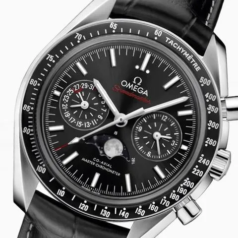 Omega Speedmaster Professional Moonwatch Moonphase 304.33.44.52.01.001 44.5mm Stainless steel Black 1