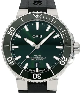 Oris Aquis 01 733 7766 4157-07 4 22 64FC Stainless steel Green