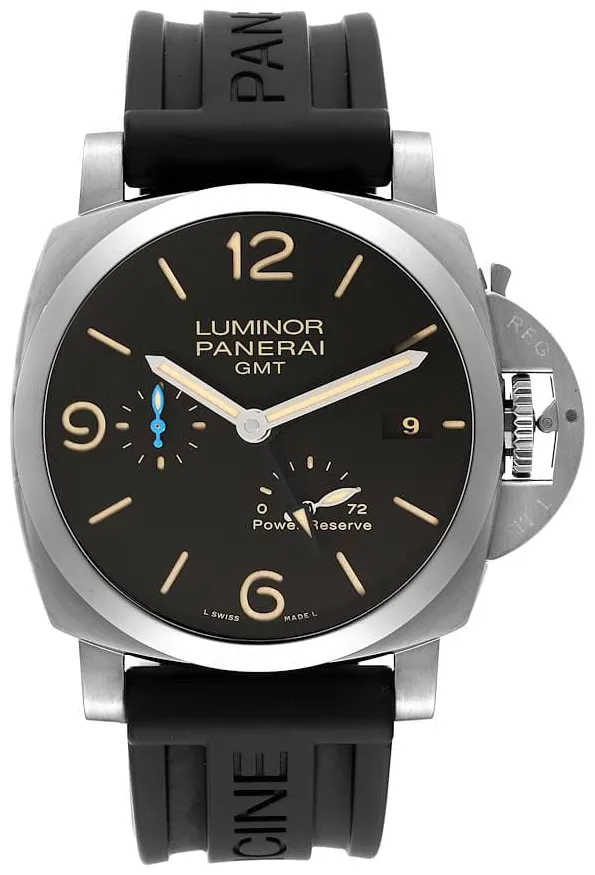 Panerai Luminor 1950 3 Days GMT Power  PAM 01321 44mm Stainless steel Black