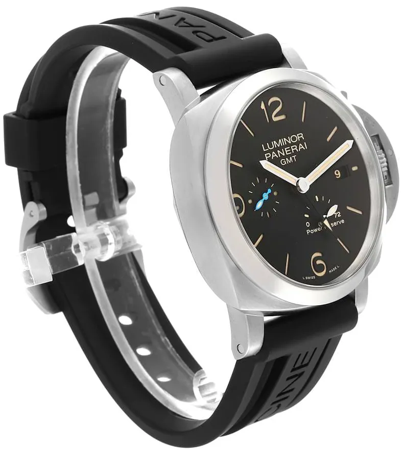 Panerai Luminor 1950 3 Days GMT Power  PAM 01321 44mm Stainless steel Black 2