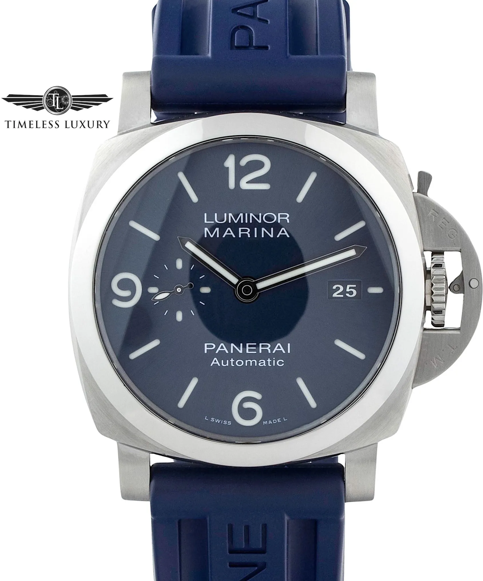 Panerai Luminor 1950 PAM01313 44mm Stainless steel Blue