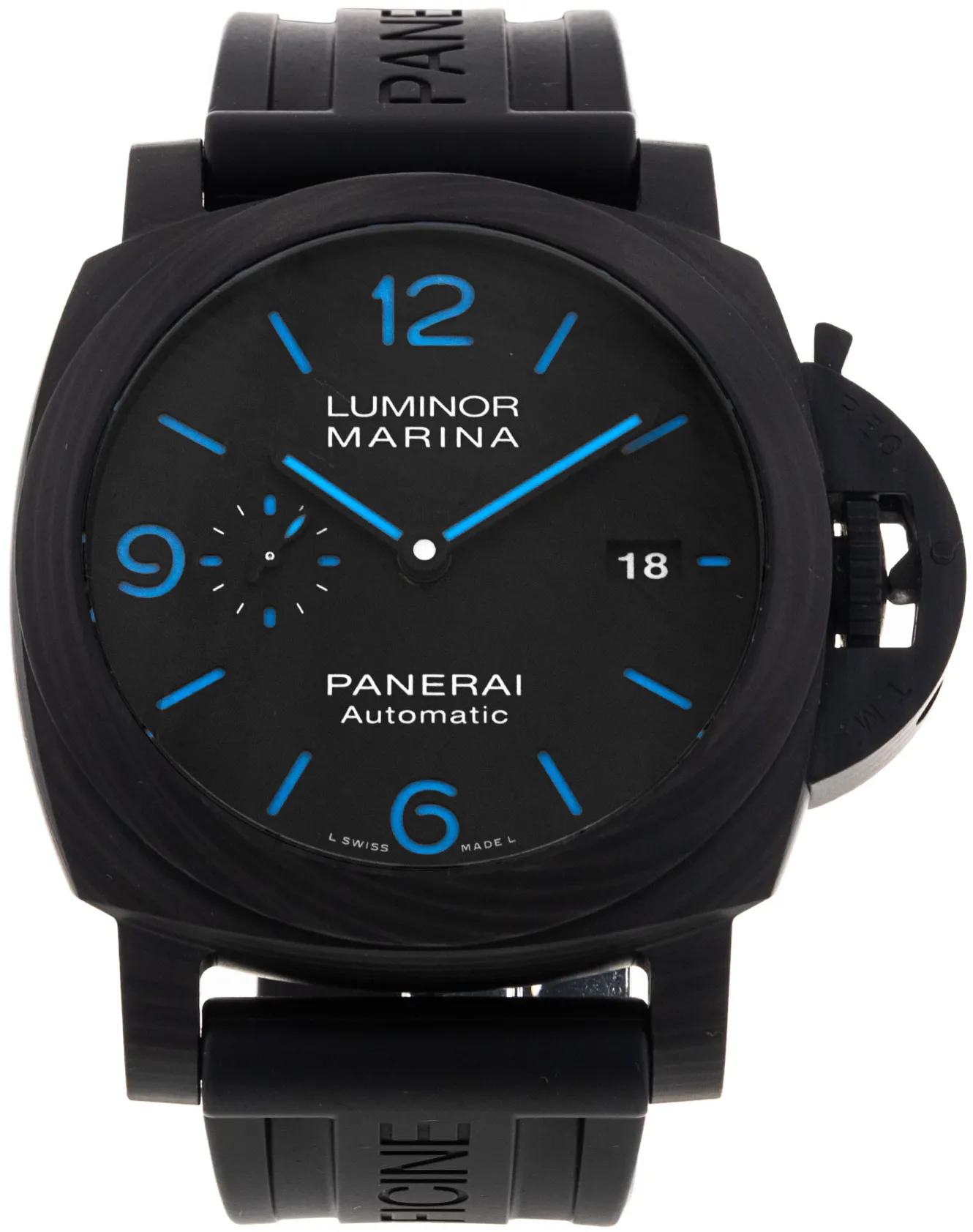 Panerai Luminor GMT Automatic PAM 01661 44mm Carbon fiber Black