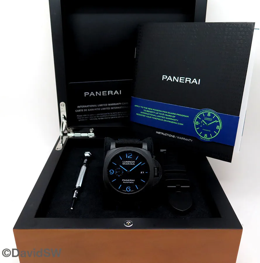 Panerai Luminor GMT Automatic PAM 01661 44mm Carbotech Black 1