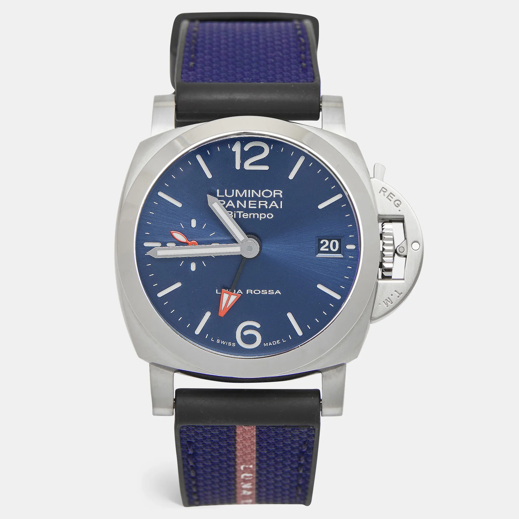 Panerai Luminor PAM01404 40mm Stainless steel Blue