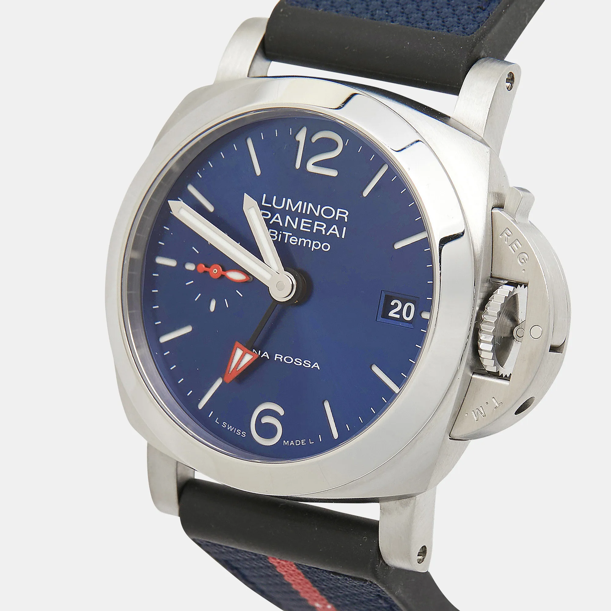 Panerai Luminor PAM01404 40mm Stainless steel Blue 1