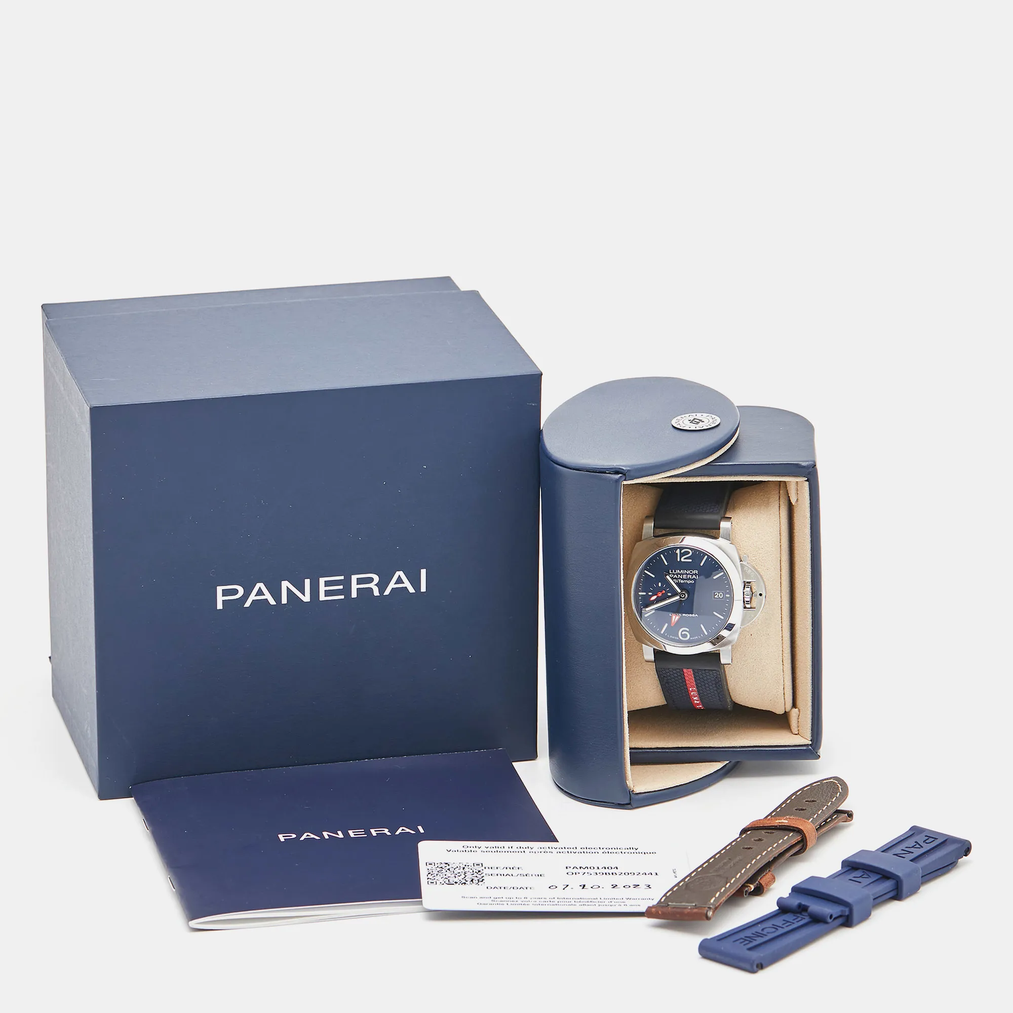 Panerai Luminor PAM01404 40mm Stainless steel Blue 10