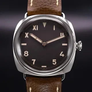 Panerai Radiomir PAM 376 White gold Brown