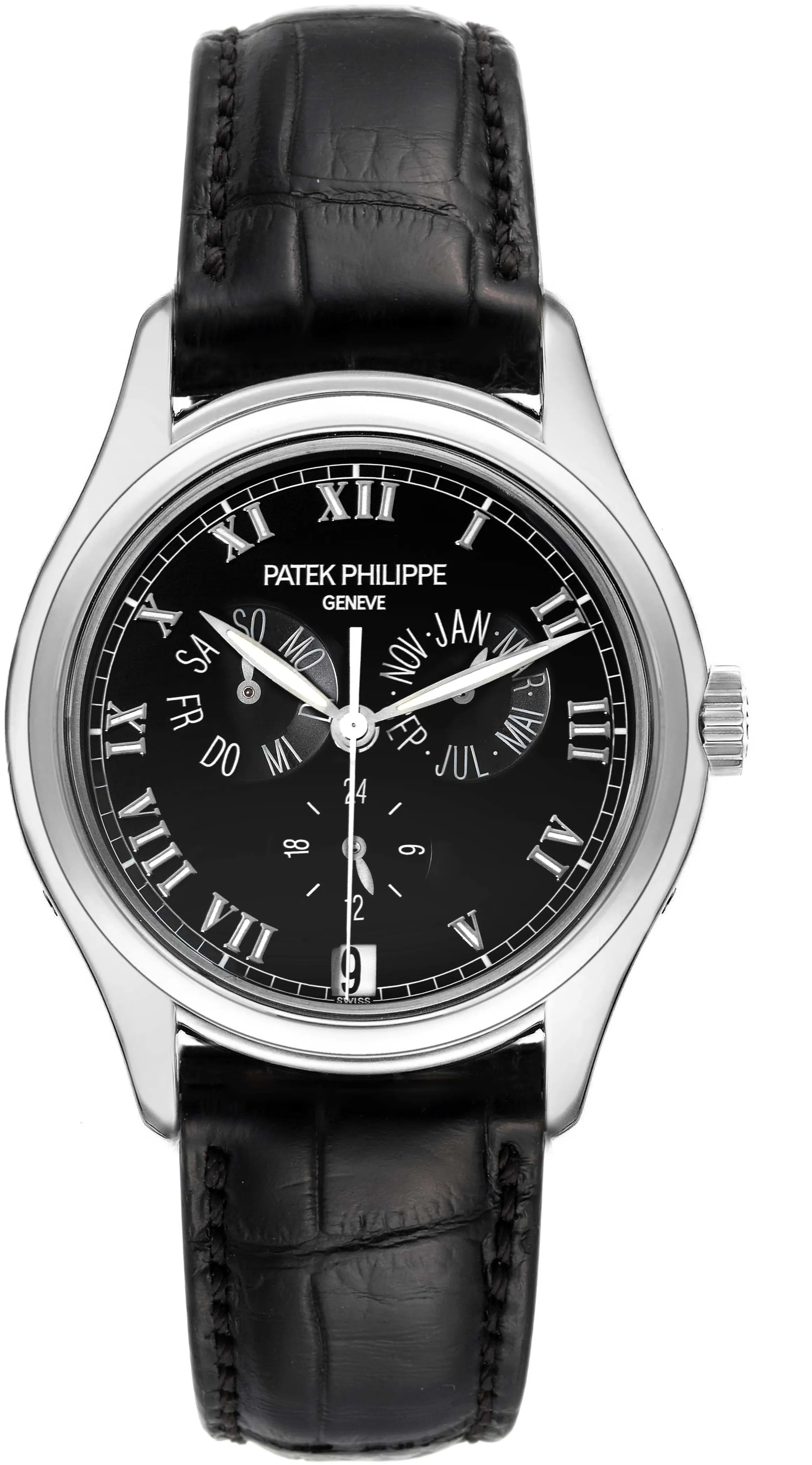 Patek Philippe Annual Calendar 5035G 37mm White gold Black