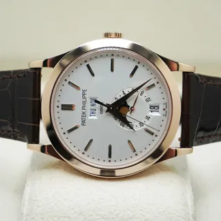 Patek Philippe Annual Calendar 5396R-011 Rose gold Silver