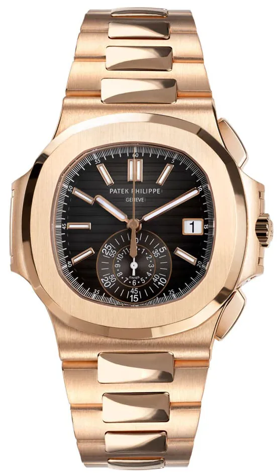 Patek Philippe Nautilus 5980/1R-001 40.5mm Rose gold Black 3