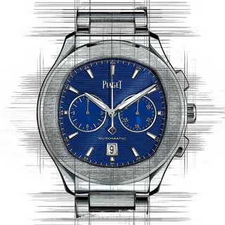 Piaget Polo G0A41006 Stainless steel Blue