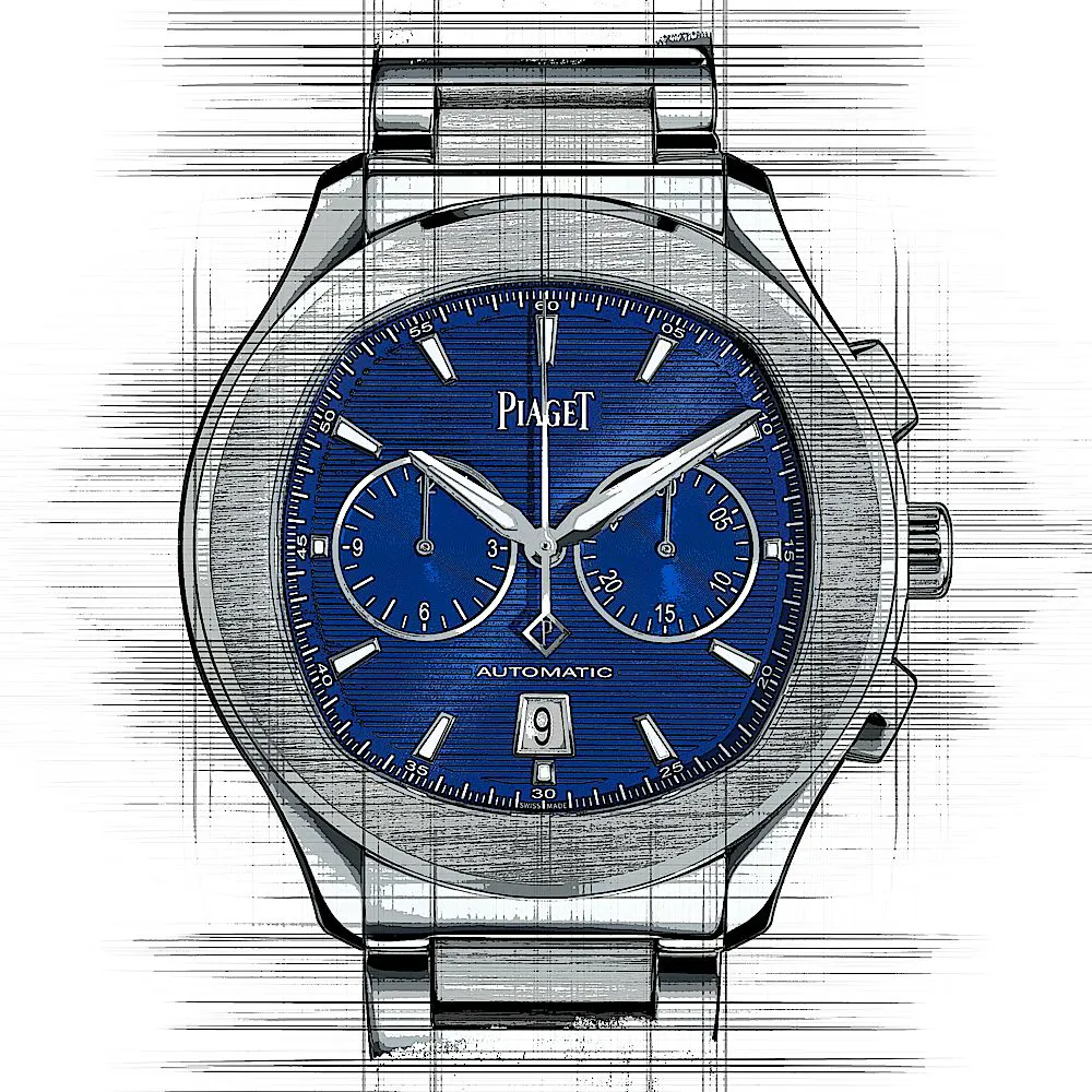 Piaget Polo G0A41006 42mm Stainless steel Blue