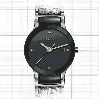 Rado Centrix R30935712 PVD Schwarz