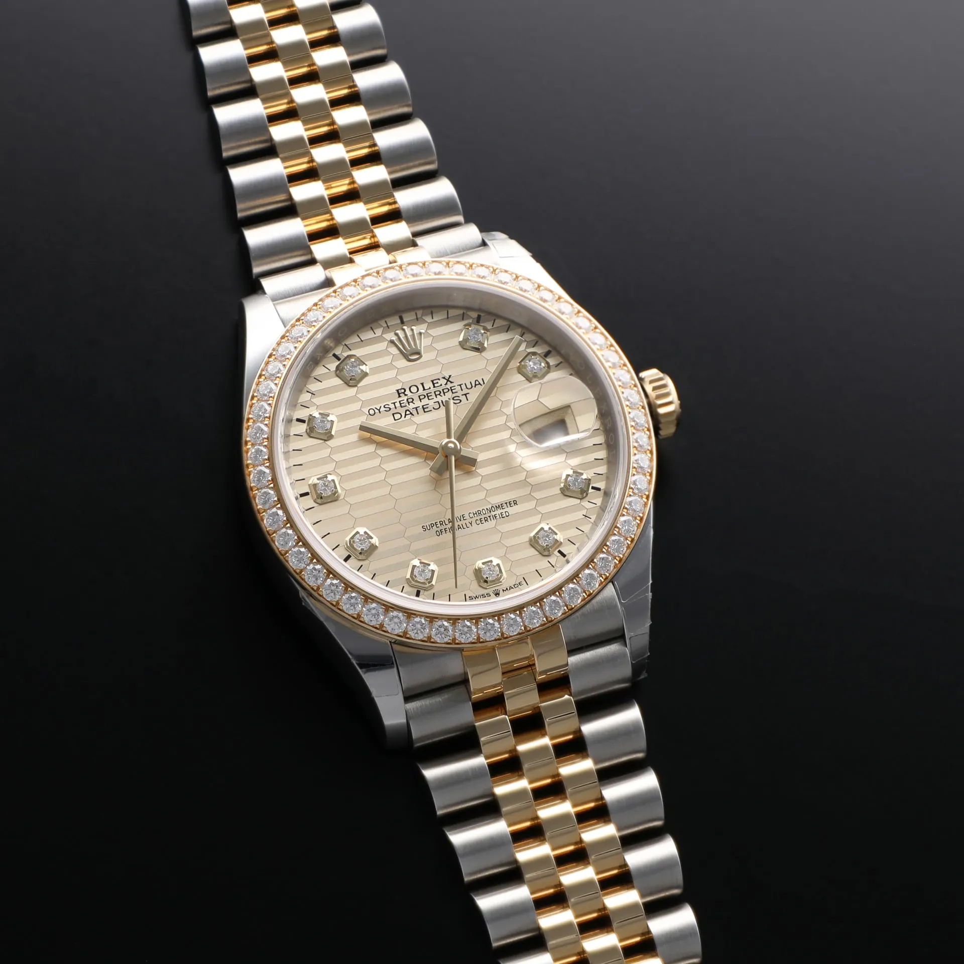 Rolex Datejust 126283RBR-0031 36mm Yellow gold and Oystersteel Golden 2