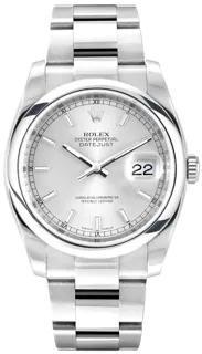 Rolex Datejust 36 116200 Stainless steel Silver