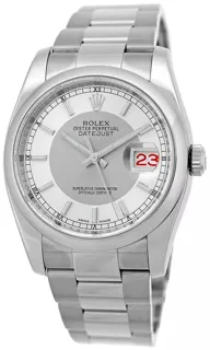 Rolex Datejust 36 116200 Stainless steel Gray