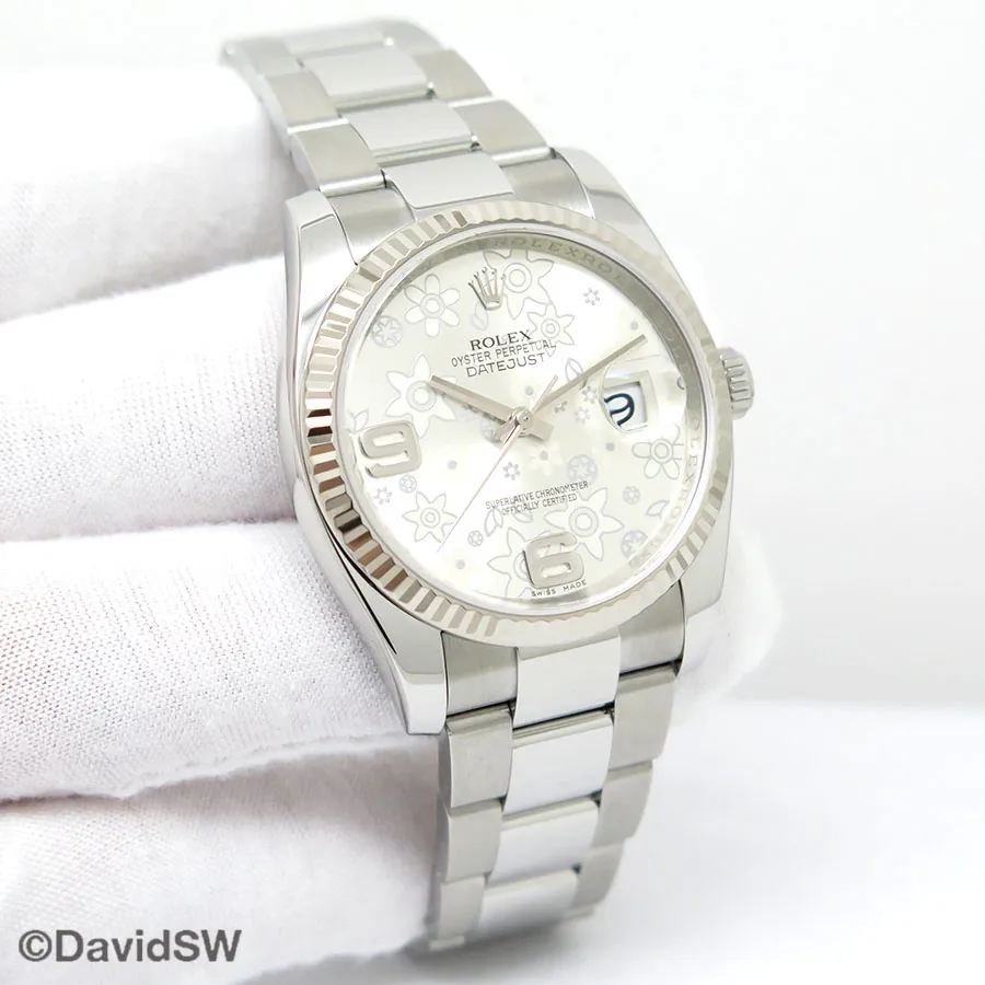 Rolex Datejust 36 116234 36mm 18K/SS Silver