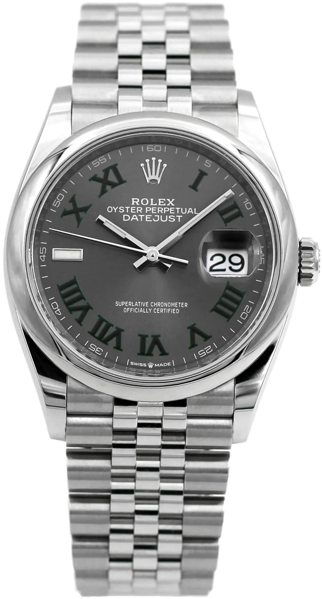 Rolex Datejust 36 126200 36mm Stainless steel Gray