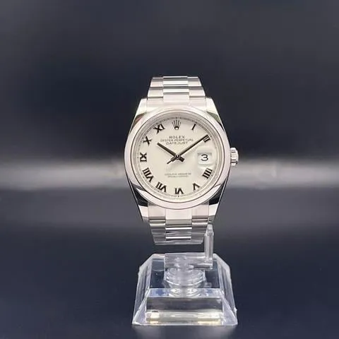 Rolex Datejust 36 126200 36mm Stainless steel White