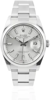 Rolex Datejust 36 126200 Stainless steel Silver Baton