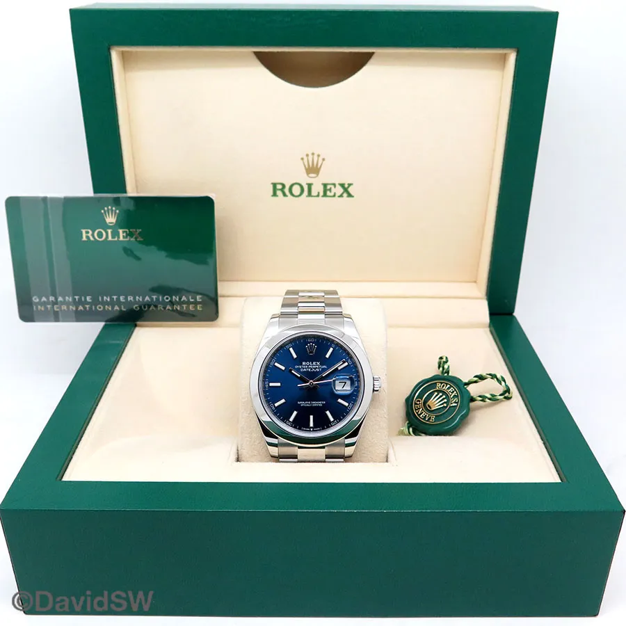 Rolex Datejust 41 126300 41mm Stainless steel Blue 1