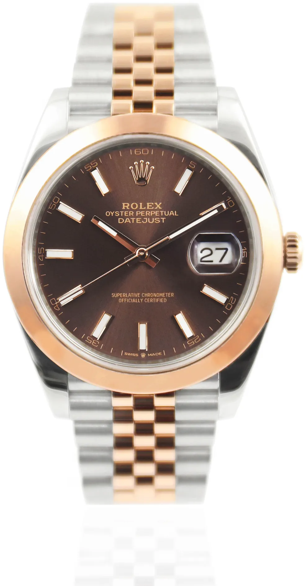 Rolex Datejust 41 126301 41mm Rose gold and Stainless steel