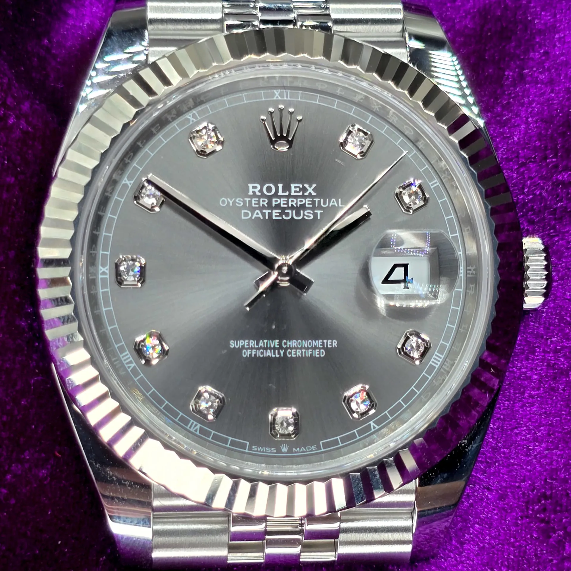 Rolex Datejust 41 126334-0006 41mm Stainless steel Gray