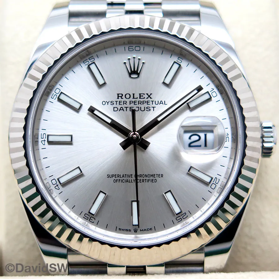 Rolex Datejust 41 126334 41mm 18K/SS Silver 2