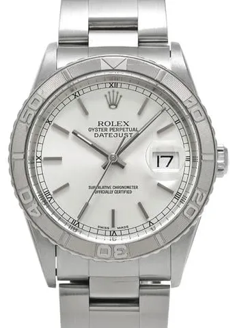 Rolex Datejust Turn-O-Graph 16264 36mm Stainless steel Silver