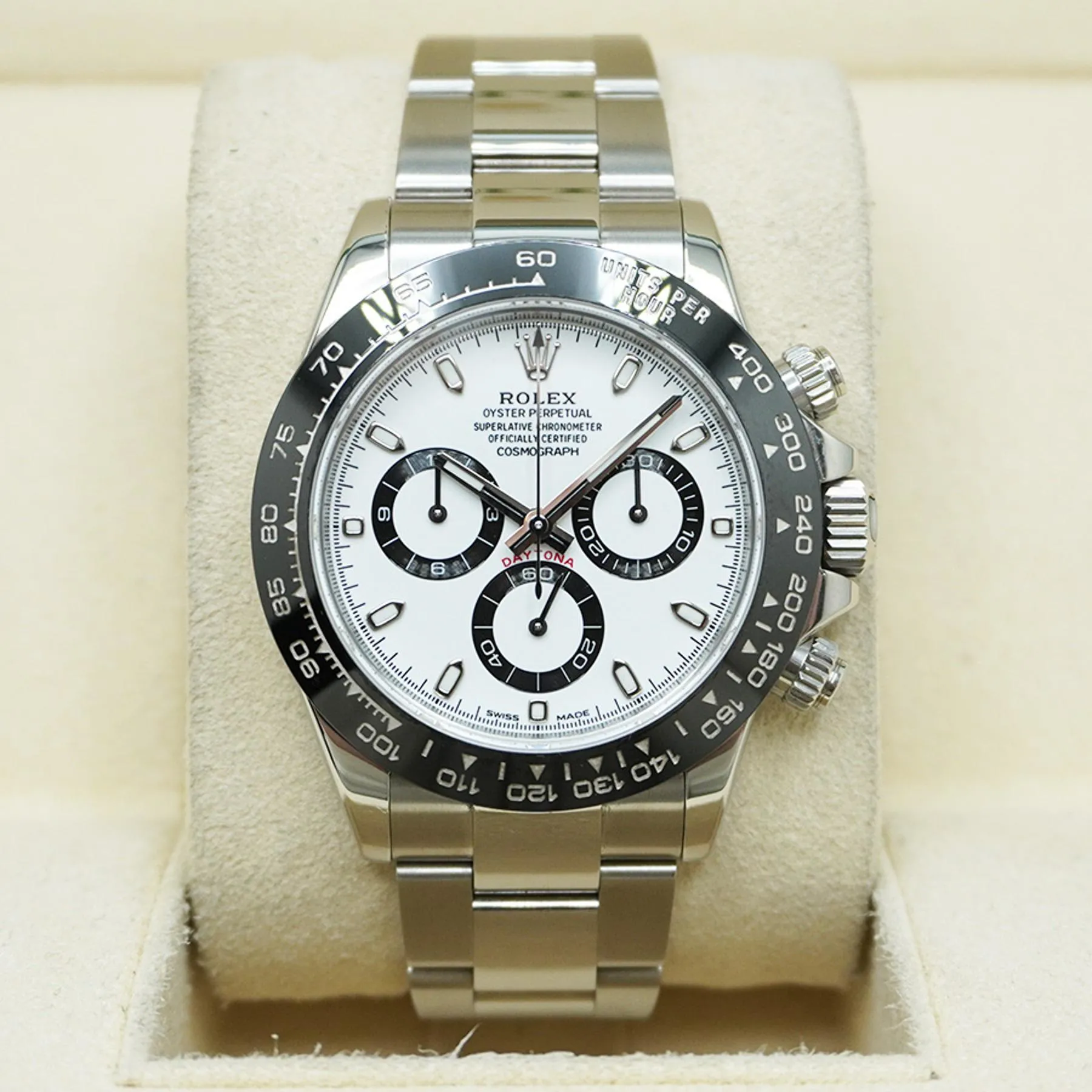 Rolex Daytona 116500LN-0001 40mm Stainless steel White