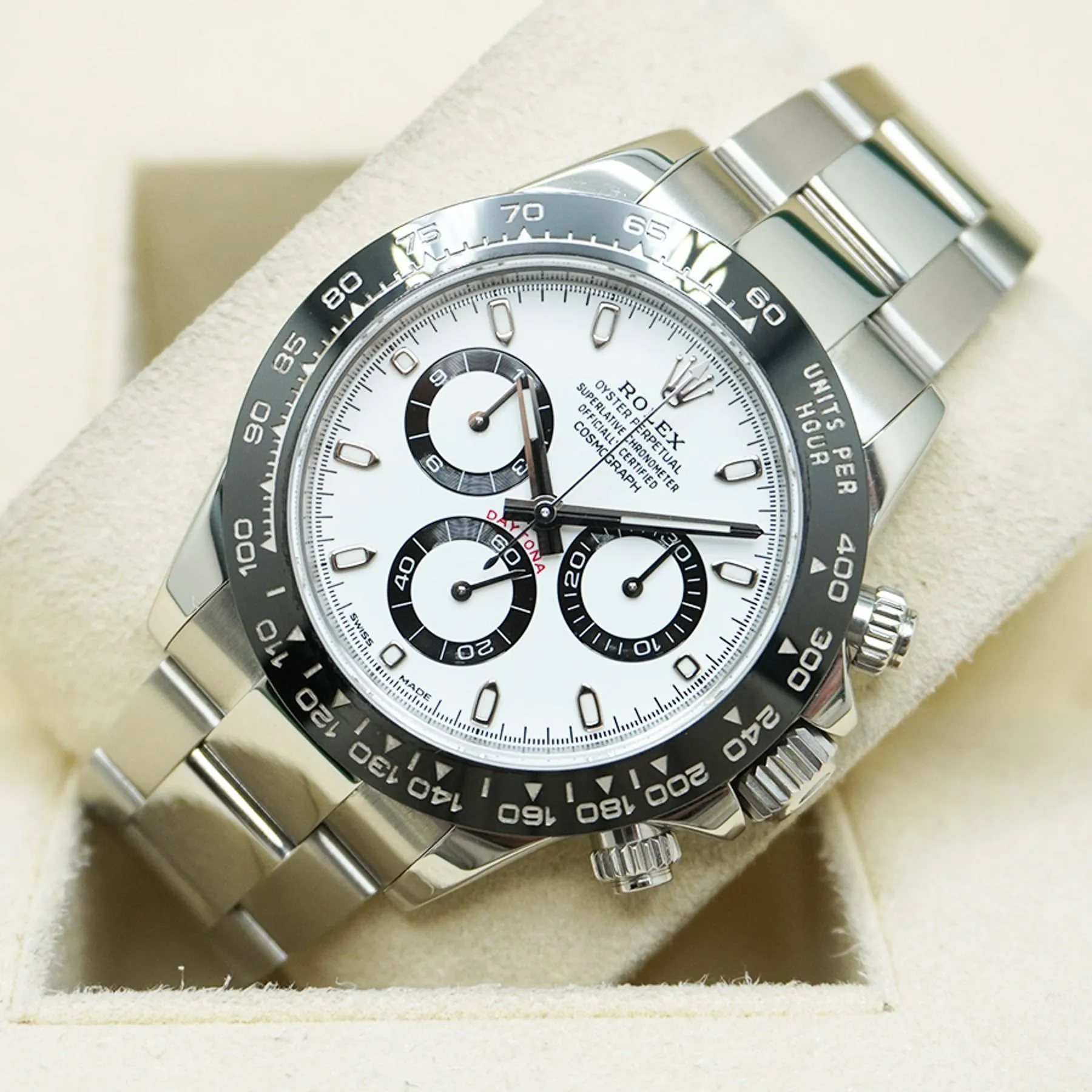 Rolex Daytona 116500LN-0001 40mm Stainless steel White 1